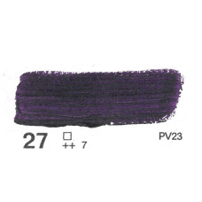 Фиолетовая минеральная масляная краска, 60 мл., 27 OILS for ART Renesans