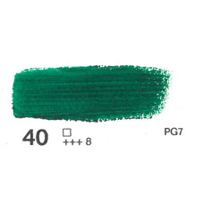 Зеленая изумрудная, масляная краска, 60 мл., 40 OILS for ART Renesans