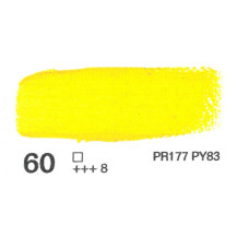 Жовтий прозорий, олійна фарба, 60 мл., 60 OILS for ART Renesans