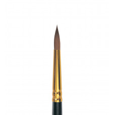 Колонок круглий, № 3, Roubloff 1115, коротка ручка, художній пензель