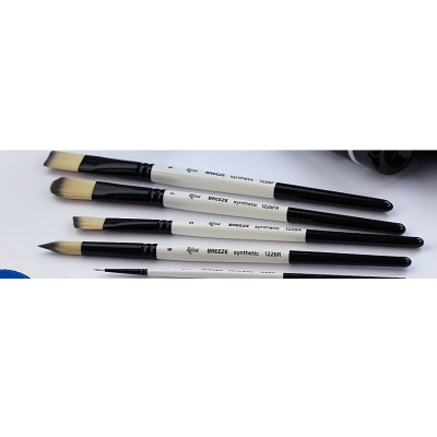 Пензель круглий №5 з ворсу синтетики 1226R-5