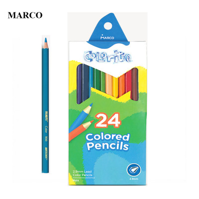 Набір кольорових олівців, 24 шт., MARCO Colorite 1100-24CB