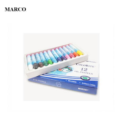 Набір олійної пастелі, 12 кольорів, ColoRite Marco 1100OP-12CB