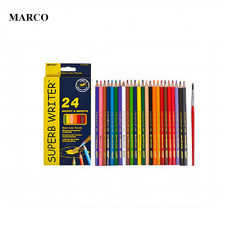 Набір кольорових акварельних олівців, 24 шт., Marco Superb 4120-24CB