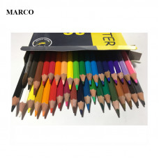Набір кольорових акварельних олівців, 36 шт., Marco Superb 4120-36CB