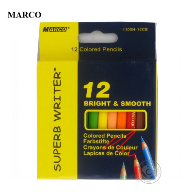Набір кольорових міні олівців, 12 шт., Marco Superb 4100H-12CB
