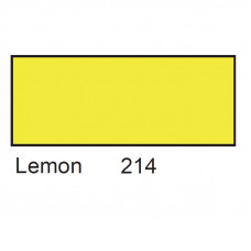 Лимонная акриловая краска для тканей, 50 мл., Decola 4128214