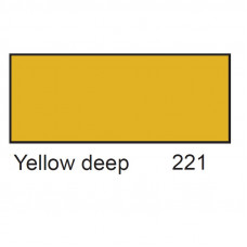 Желтая темная акриловая краска для тканей, 50 мл., Decola 4128221