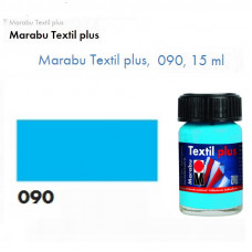Синя світла акрилова фарба для тканин, 15 мл., 090 Marabu 