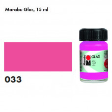 Рожева вітражна фарба, 15 мл., на водній основі, Marabu Glas 130639033