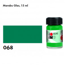 Зелена темна вітражна фарба, 15 мл., на водній основі, Marabu Glas 130639068