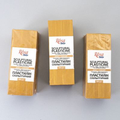 Тілесний пластилін скульптурний 800г. ROSA 502305