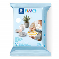 Белая самозатвердевающая пластика, 1 кг., Fimo Air